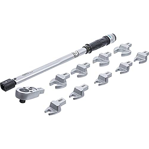 BGS 958 | Drehmomentschlüssel-Satz | 40 - 210 Nm | 11-tlg. | für 14 x 18 mm Einsteckwerkzeuge | Drehmoment-Schlüssel